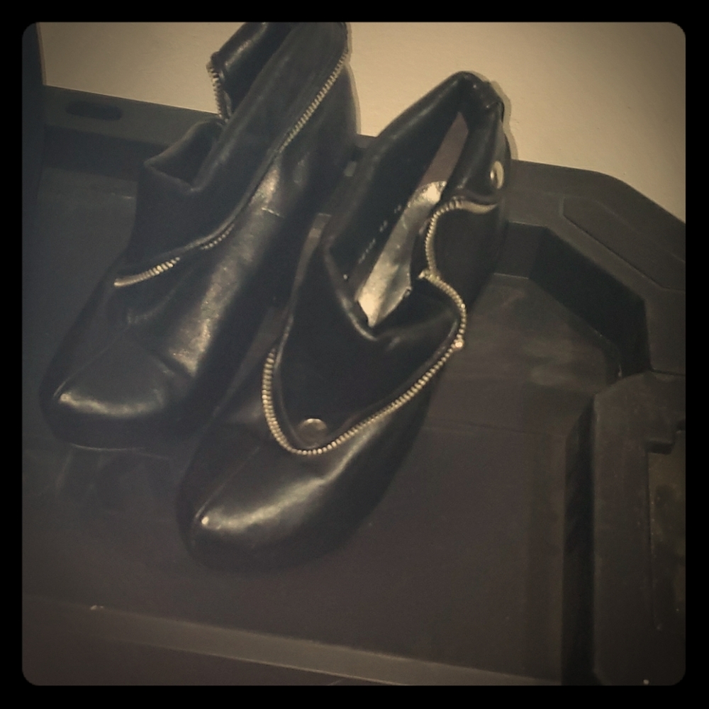 Black high heels